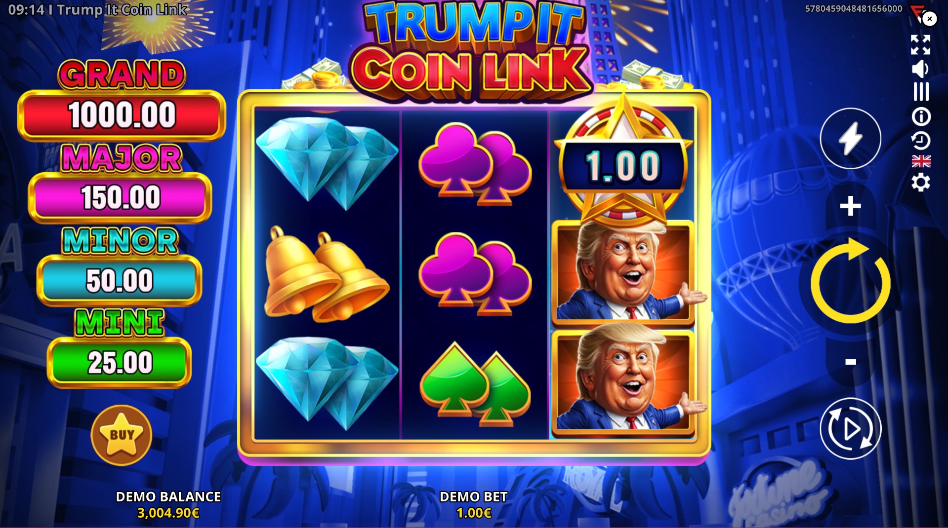 Trump It Coin Link - main game