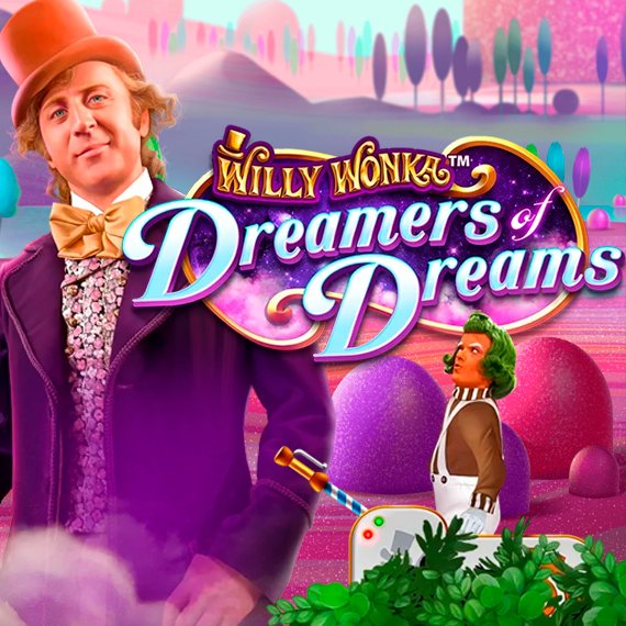 Willy Wonka Dreamers of Dreams - slot logo