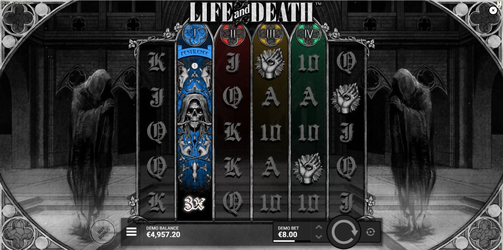 Life and Death Slot Expanding Wild Reel Feature