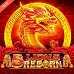 5 Lions Reborn slot logo