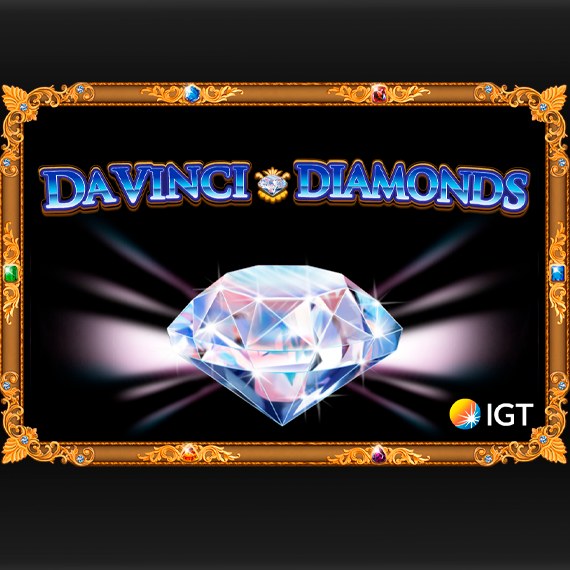 Da Vinci Diamonds slot logo