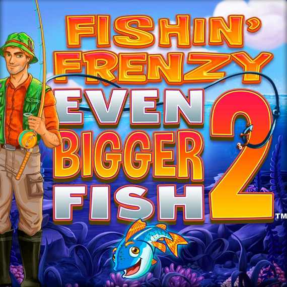 Fishin' Frenzy Even Bigger Fish 2 slot logo