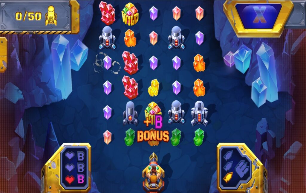 Bonus Symbol Collection: Three BONUS symbols trigger the Mass Attack bonus round