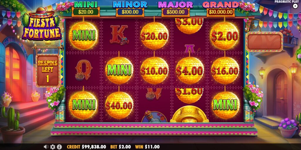 Fiesta Fortune Money Respins feature