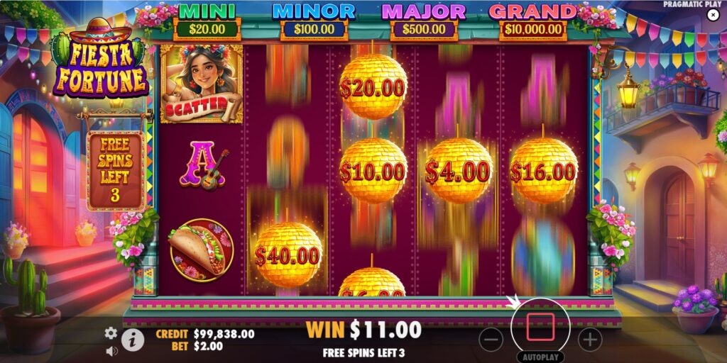Fiesta Fortune free spins round