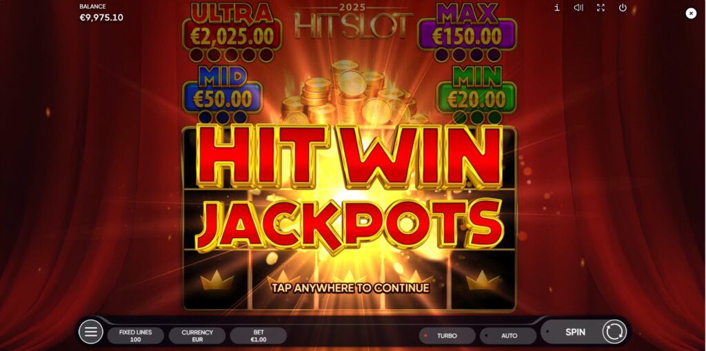 Gold Coin Scatter symbols landed on the 2025 Hit Slot reels, key to triggering the bonus feature.