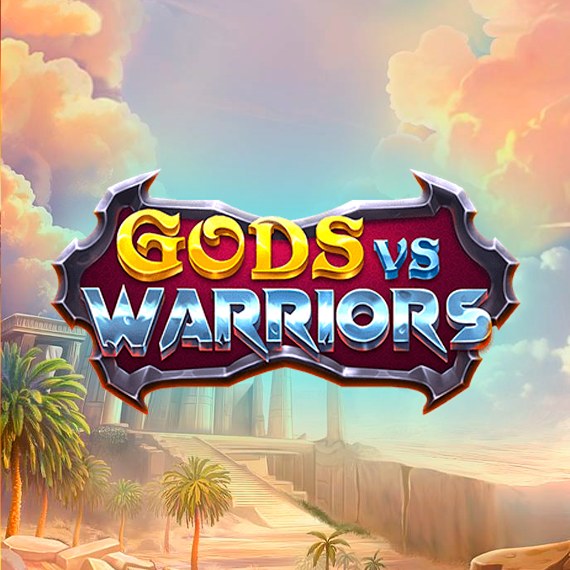 Gods vs Warriors slot logo