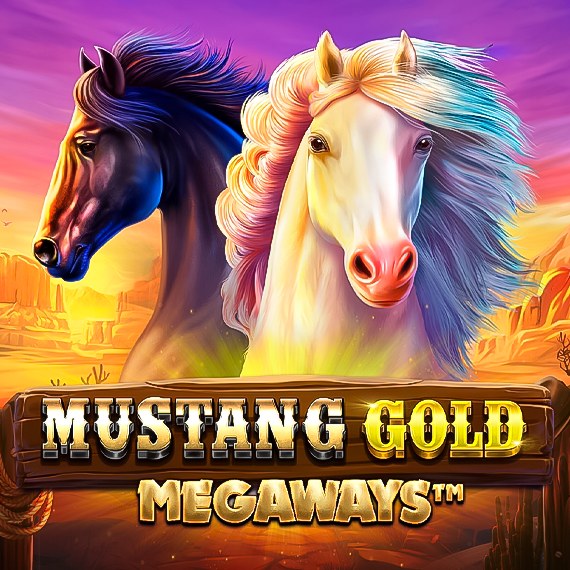 Mustang Gold Megaways slot logo