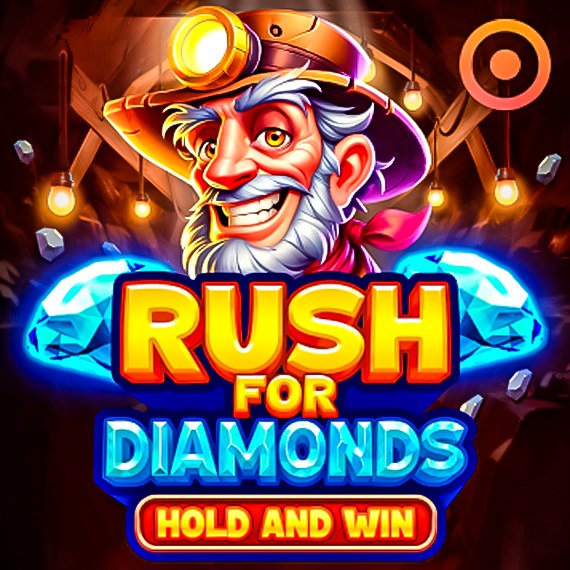 Rush For Diamonds (Onlyplay) slot logo
