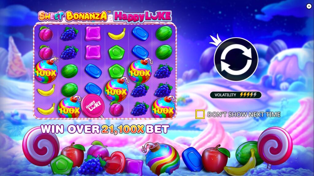 Sweet Bonanza HappyLuke (Pragmatic Play) slot