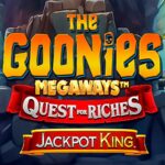 The Goonies Megaways Quest for Riches slot logo