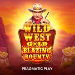 Wild West Gold Blazing Bounty slot logo
