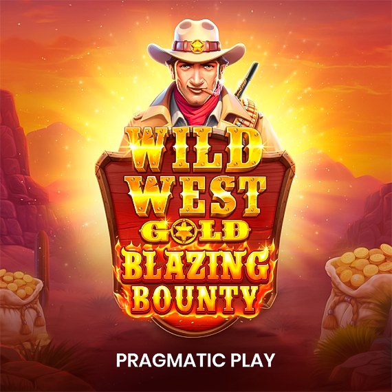 Wild West Gold Blazing Bounty slot logo