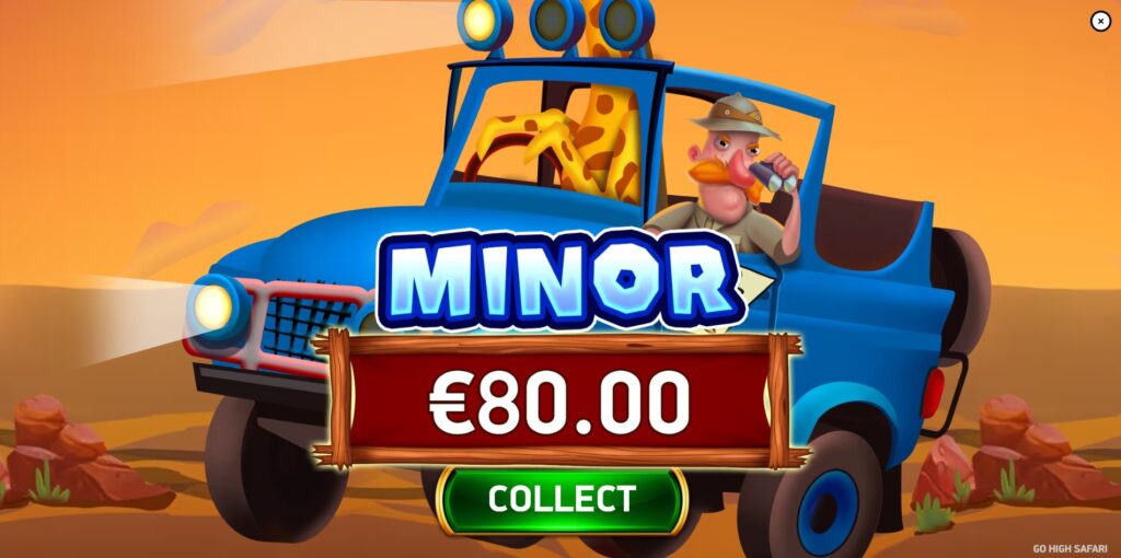 Winning a jackpot prize