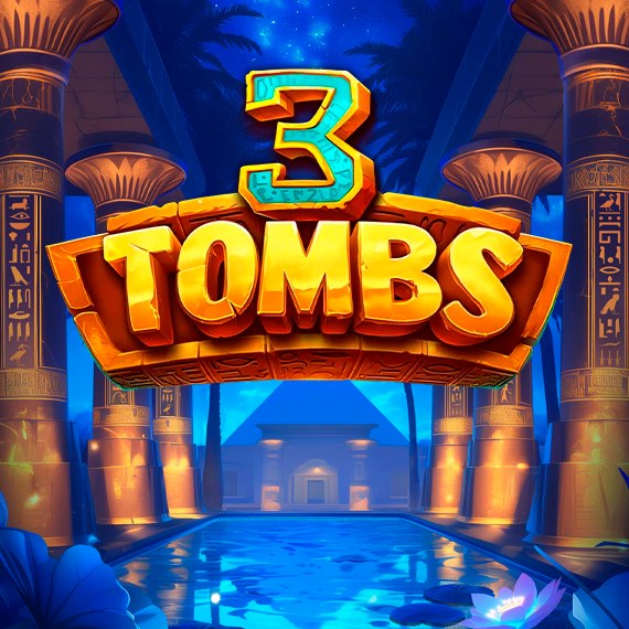 3 Tombs slot logo