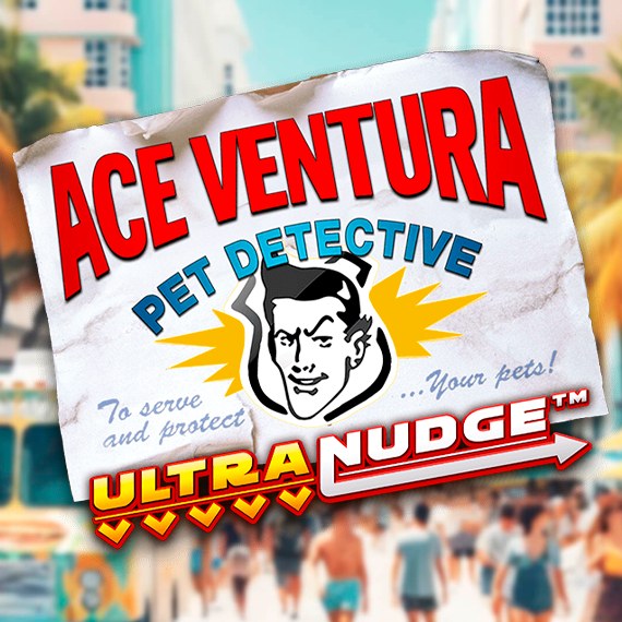 Ace Ventura Ultranudge slot logo