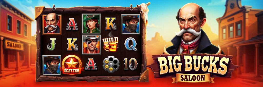 Big Bucks Saloon slot logo
