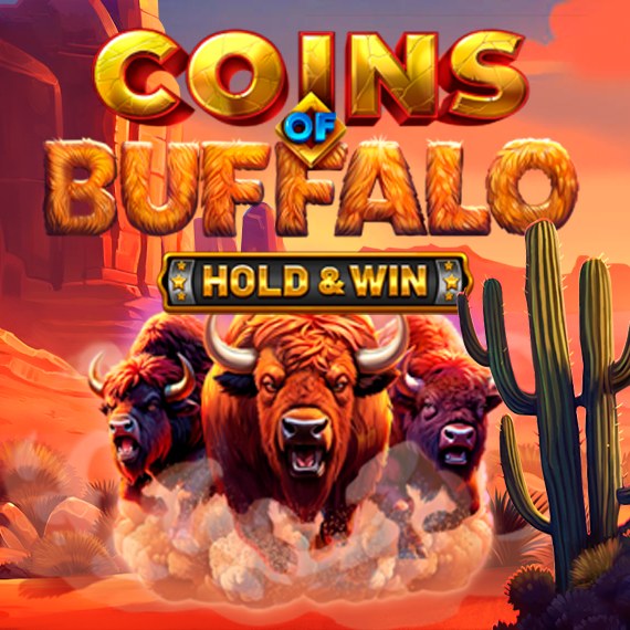 Coins of Buffalo slot by Betsoft logo