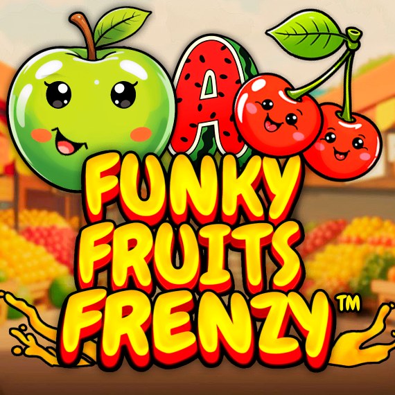 Funky Fruits Frenzy slot logo