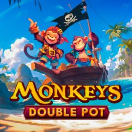 Monkeys Double Pot