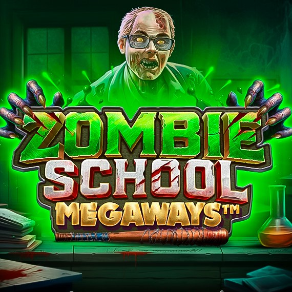 Zombie School Megaways slot logo